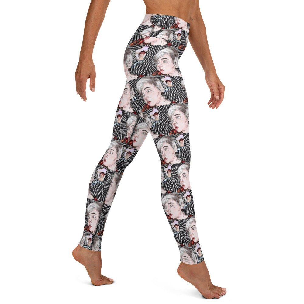 Art Leggings, Ash design Leggings, Colorful Leggings, High Waisted Leggings, Graphic Design Leggings, Fall Leggings, Winter Leggings,