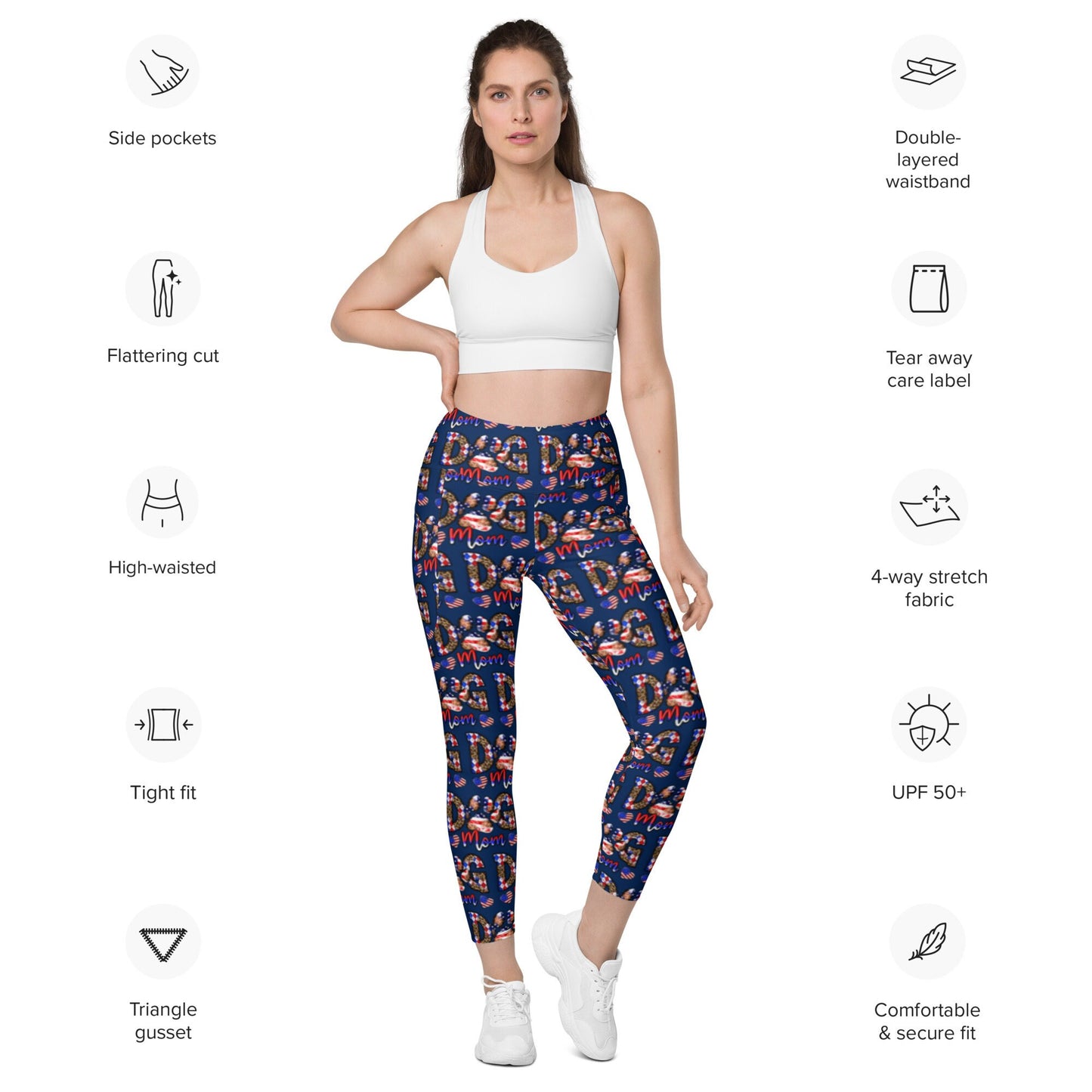 Dog mom Leggings with pockets