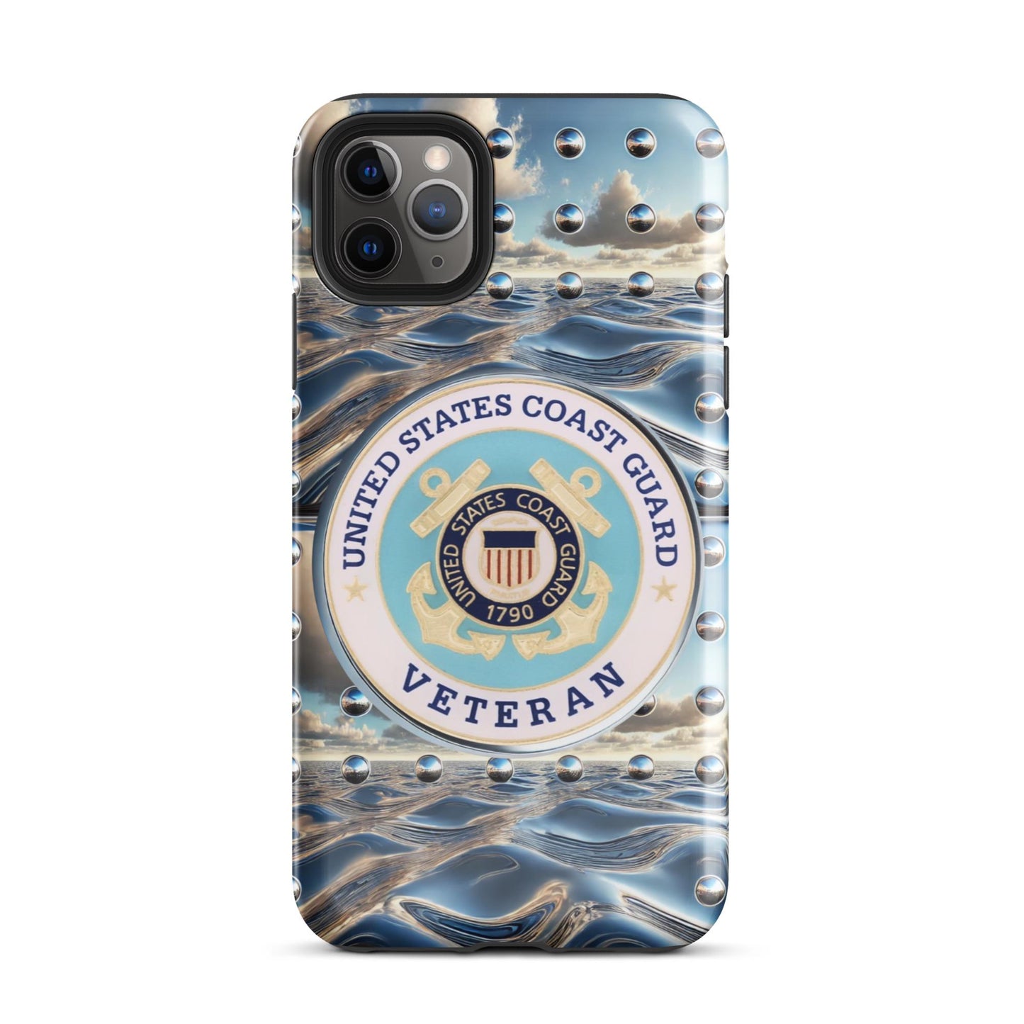 Tough Case for iPhone®,United States Coast Guard Veteran phone Case, Tough Case for iPhone®, anutcase, Military phone case, Veteran phone