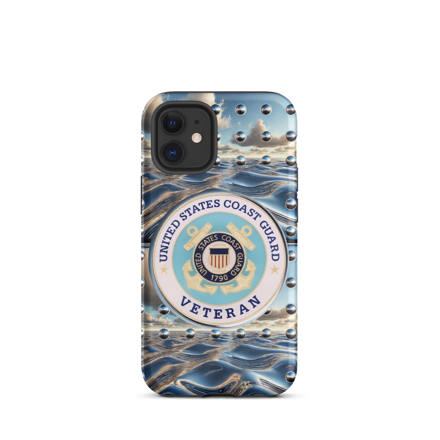 Tough Case for iPhone®,United States Coast Guard Veteran phone Case, Tough Case for iPhone®, anutcase, Military phone case, Veteran phone