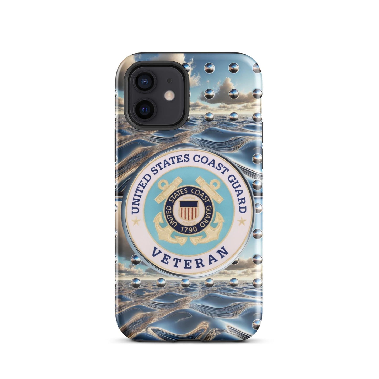 Tough Case for iPhone®,United States Coast Guard Veteran phone Case, Tough Case for iPhone®, anutcase, Military phone case, Veteran phone
