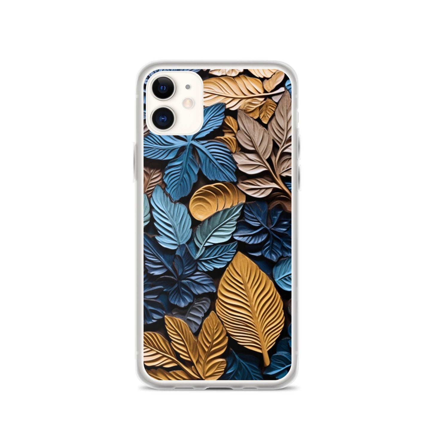 Clear Case for iPhone®, pop art, fall phone, leaves, cool phone, trending phone, leaf phone case