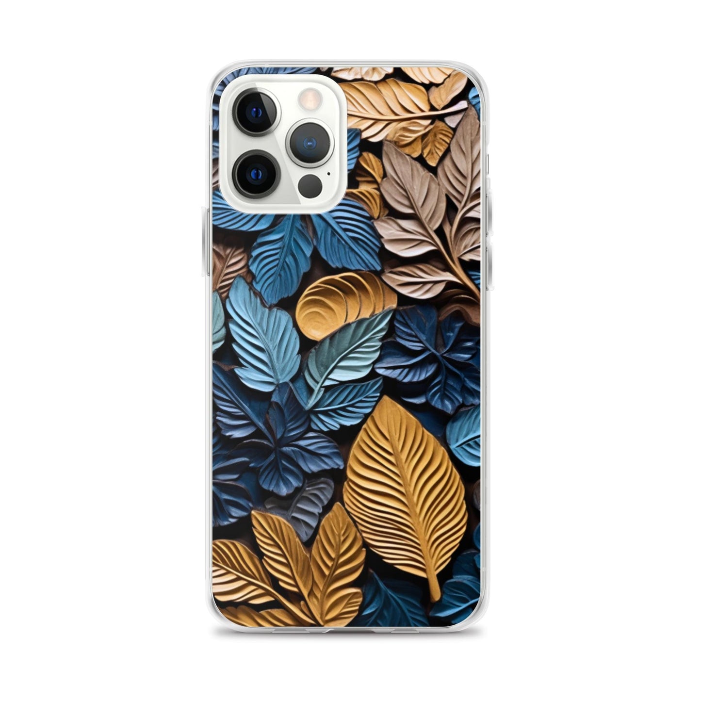 Clear Case for iPhone®, pop art, fall phone, leaves, cool phone, trending phone, leaf phone case