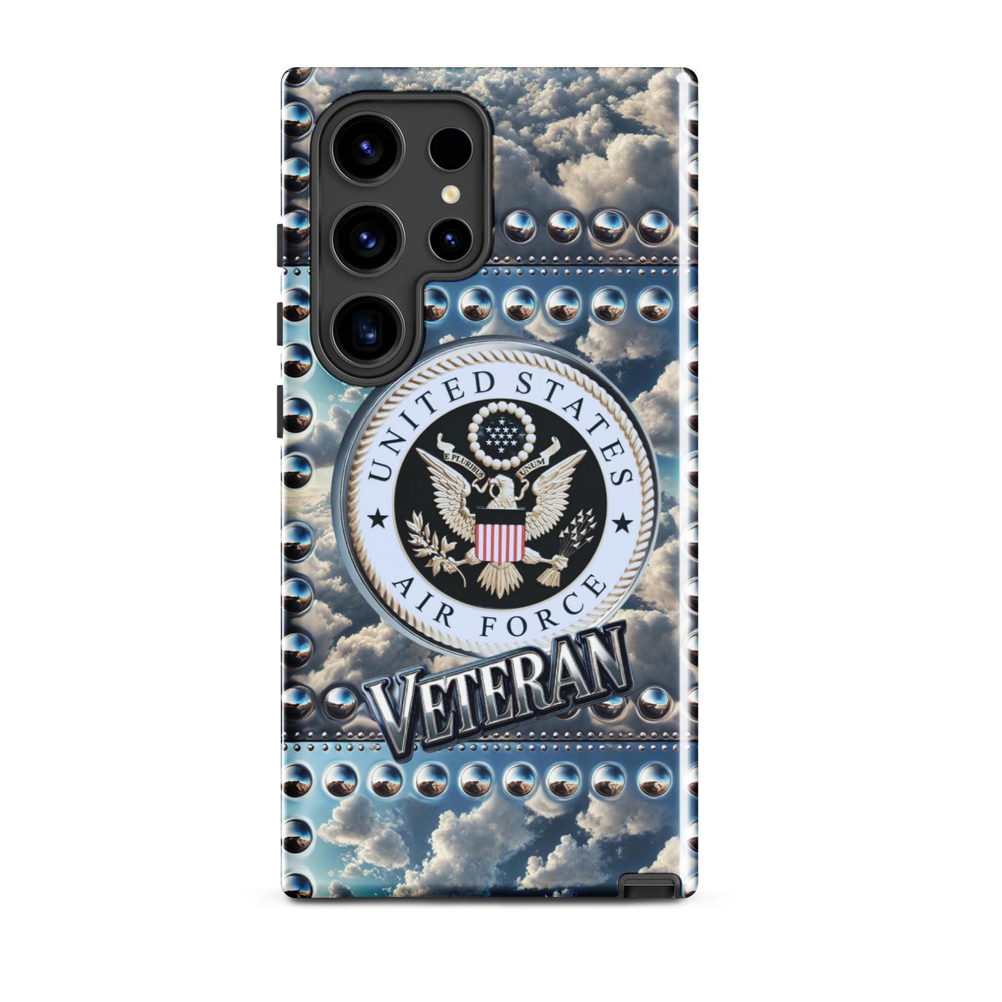 Tough case for Samsung®,Airforce Veteran iphone case, Retired veteran phone case, anutcase, Tough Case for iPhone®, military phone case,