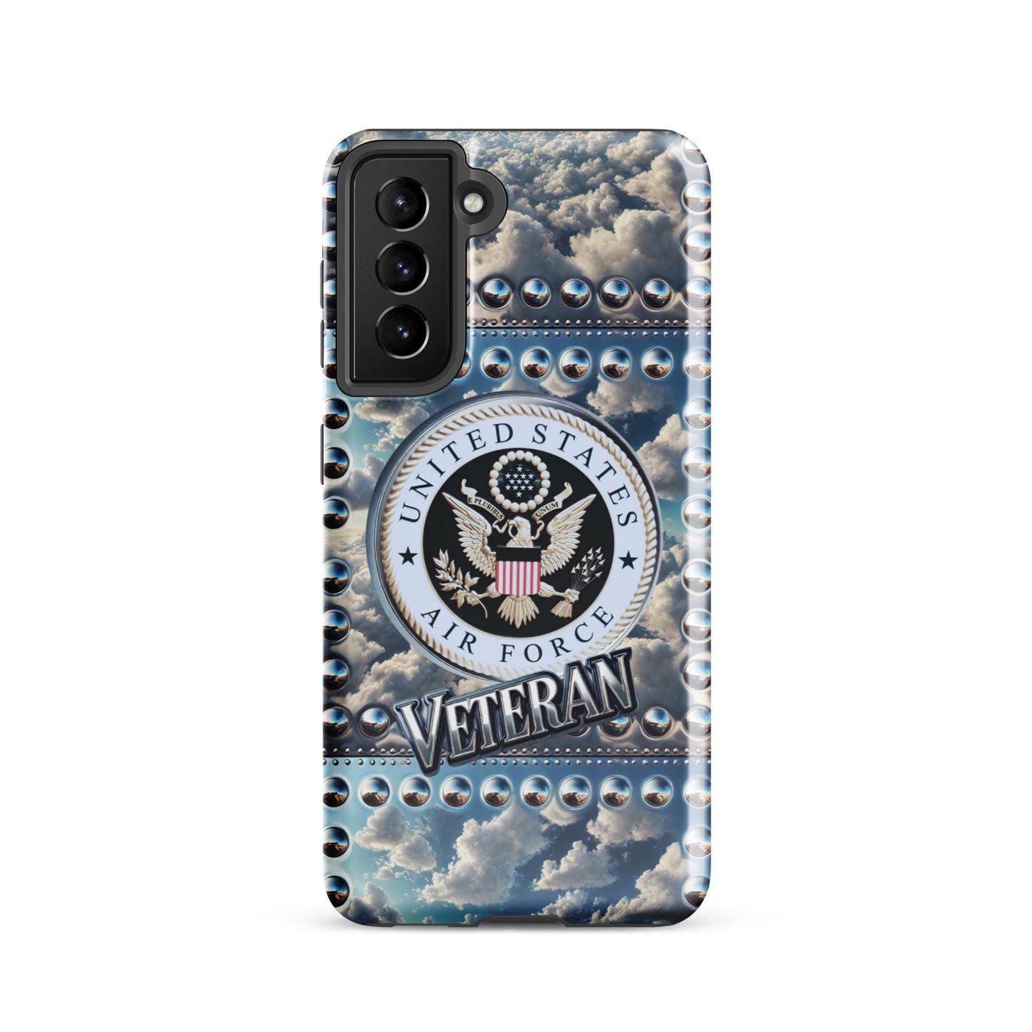 Tough case for Samsung®,Airforce Veteran iphone case, Retired veteran phone case, anutcase, Tough Case for iPhone®, military phone case,