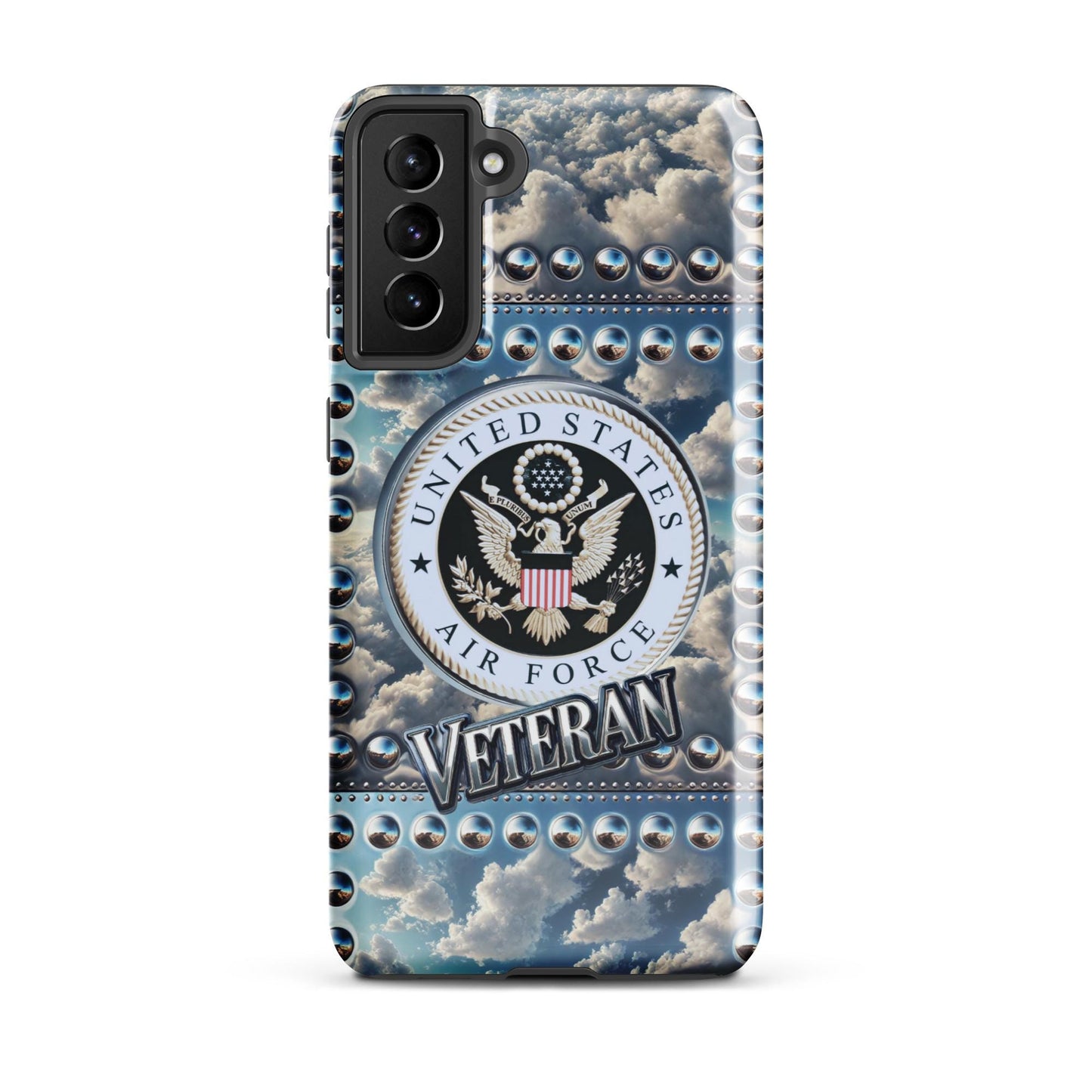 Tough case for Samsung®,Airforce Veteran iphone case, Retired veteran phone case, anutcase, Tough Case for iPhone®, military phone case,