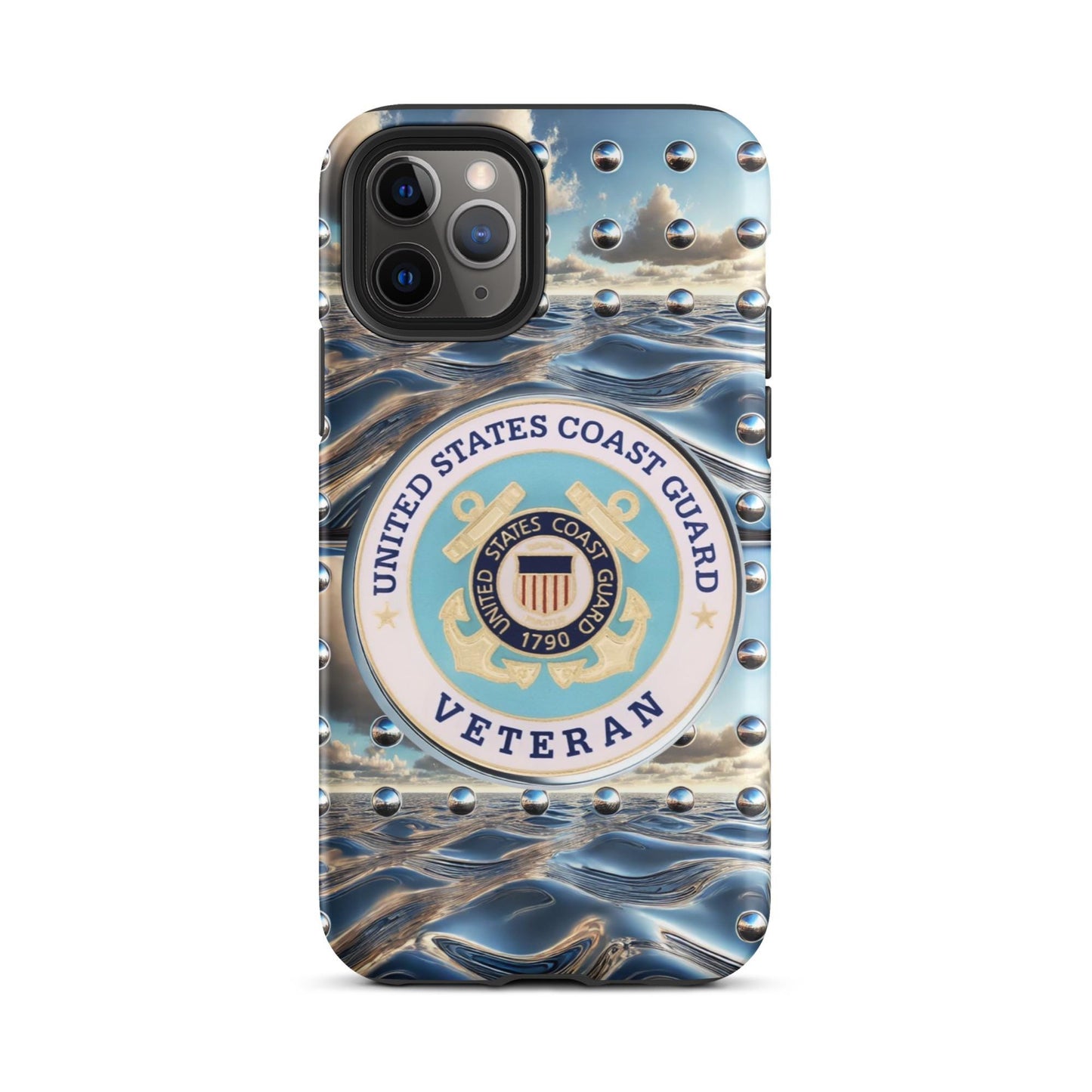 Tough Case for iPhone®,United States Coast Guard Veteran phone Case, Tough Case for iPhone®, anutcase, Military phone case, Veteran phone