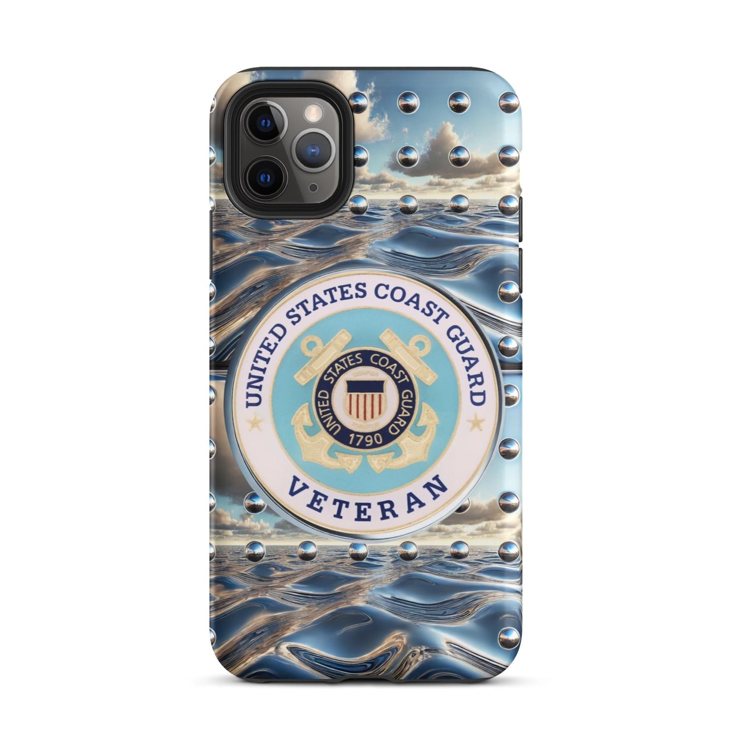 Tough Case for iPhone®,United States Coast Guard Veteran phone Case, Tough Case for iPhone®, anutcase, Military phone case, Veteran phone