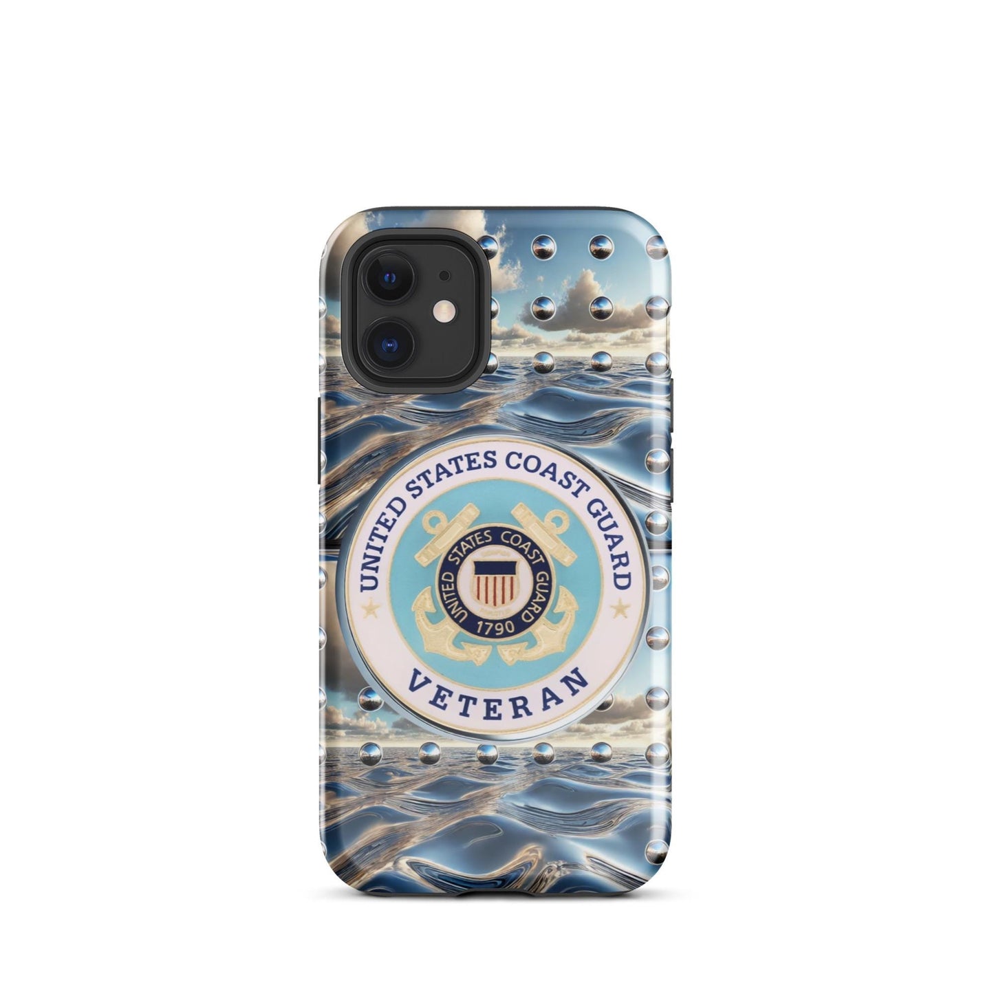 Tough Case for iPhone®,United States Coast Guard Veteran phone Case, Tough Case for iPhone®, anutcase, Military phone case, Veteran phone