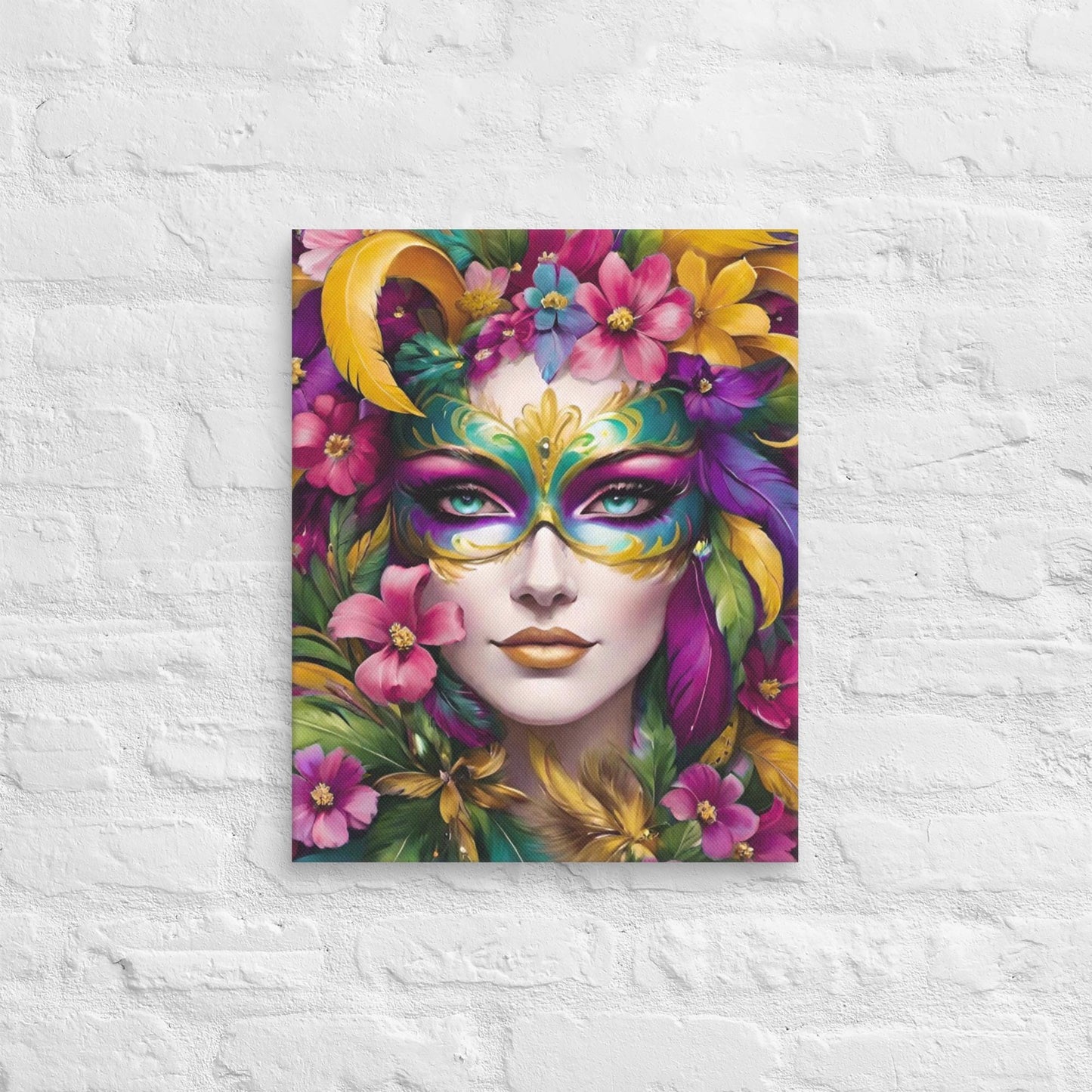Mardi Gras Picture, Mardi Gras Art, Mardi Gras Canvas, Mardi Gras painting, New Orleans Art, New Orleans Mardi Gras, Mardi Gras,