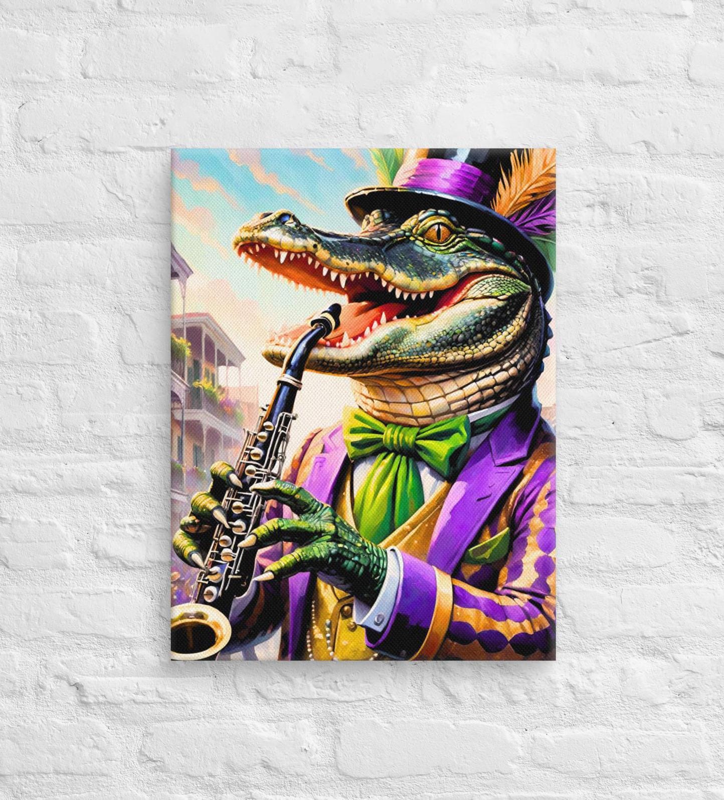Mardi Gras Picture, Mardi Gras Art, Mardi Gras Canvas, Mardi Gras painting, New Orleans Art, New Orleans Mardi Gras, Mardi Gras,