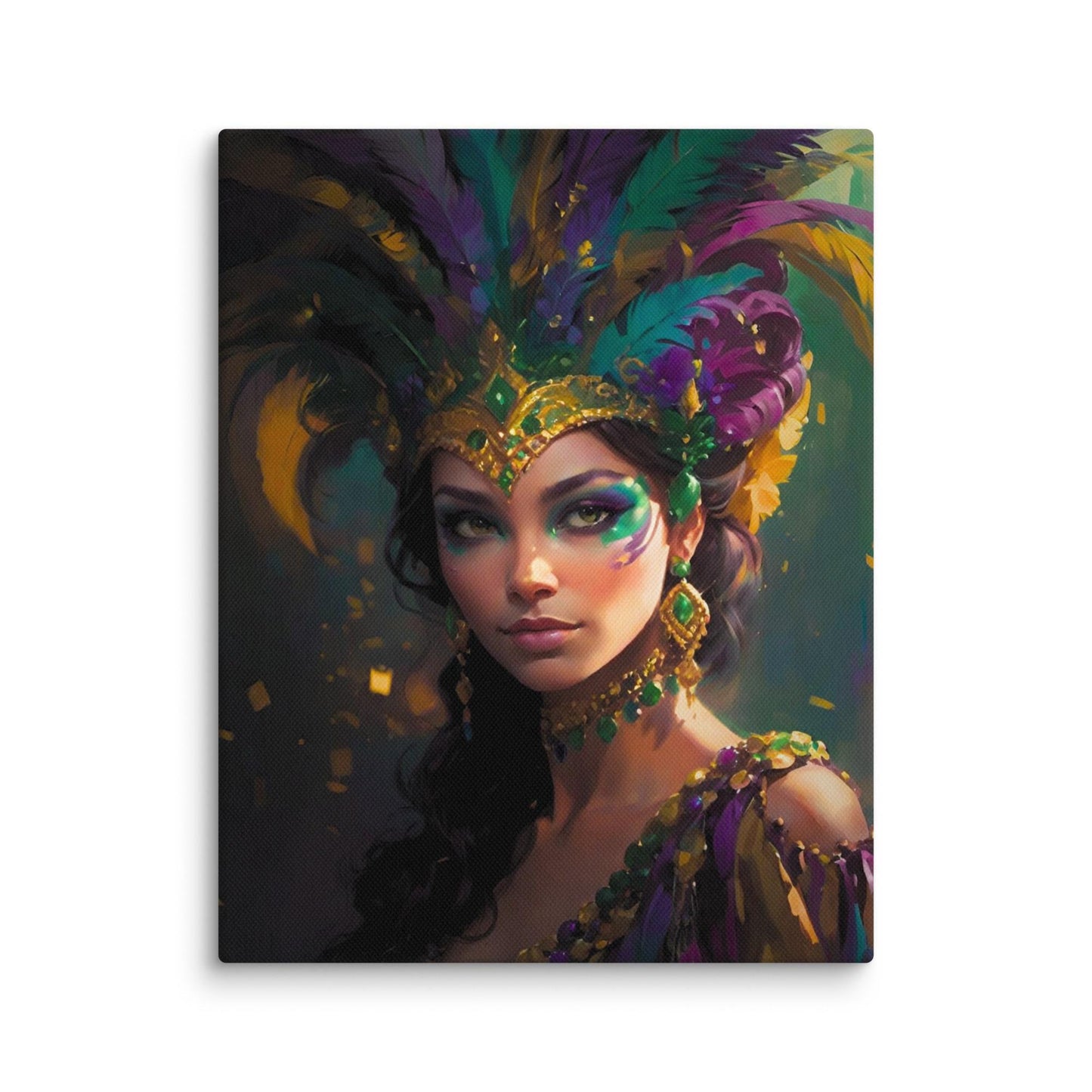 Mardi Gras Canvas, Mardi Gras picture, Mardi Gras image, Mardi Gras art. Mardi Gras Painting, Carnival art, New Orleans Art, Nola