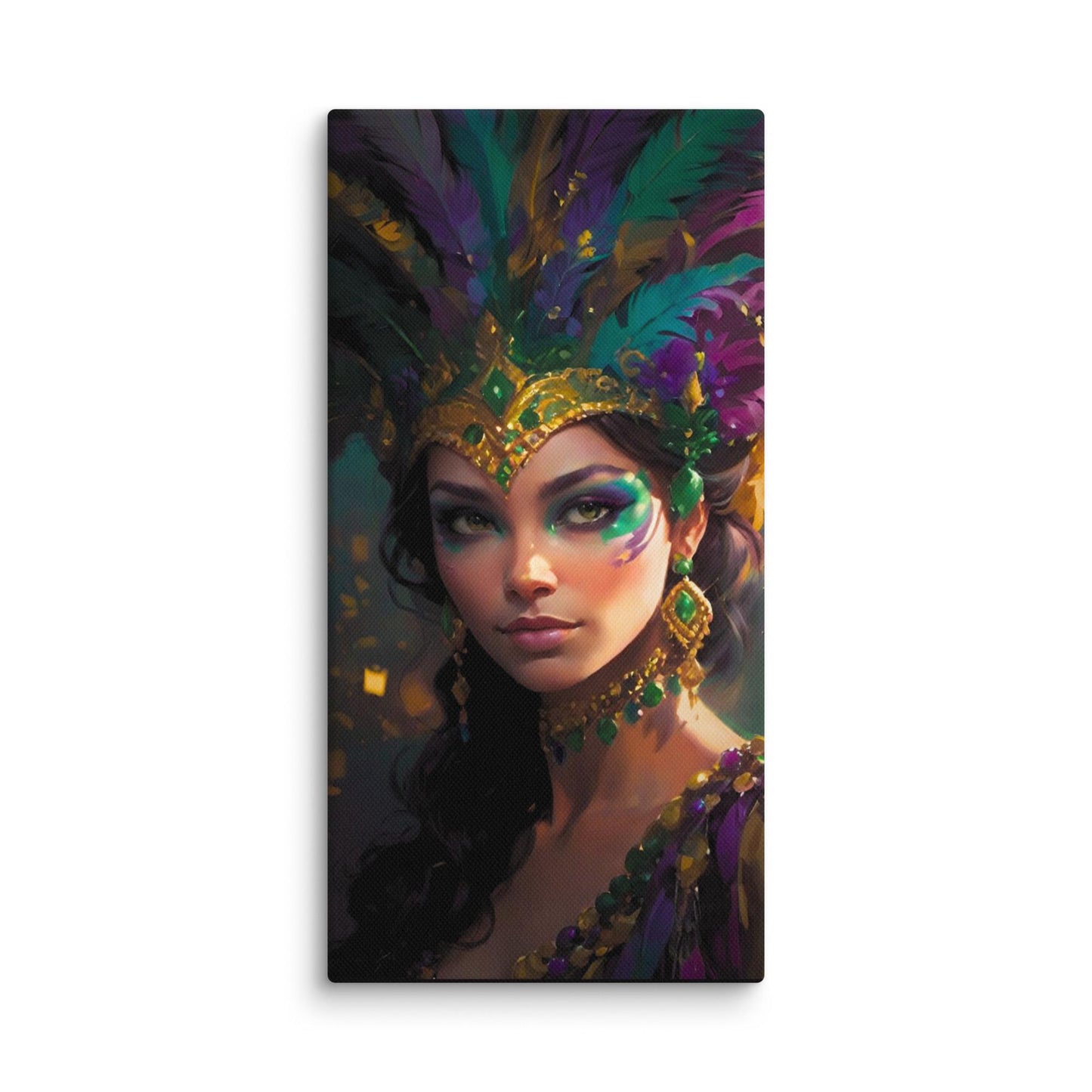 Mardi Gras Canvas, Mardi Gras picture, Mardi Gras image, Mardi Gras art. Mardi Gras Painting, Carnival art, New Orleans Art, Nola