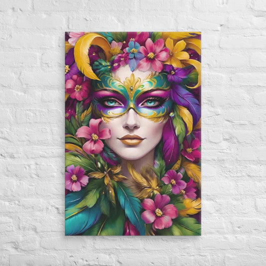 Mardi Gras Picture, Mardi Gras Art, Mardi Gras Canvas, Mardi Gras painting, New Orleans Art, New Orleans Mardi Gras, Mardi Gras,