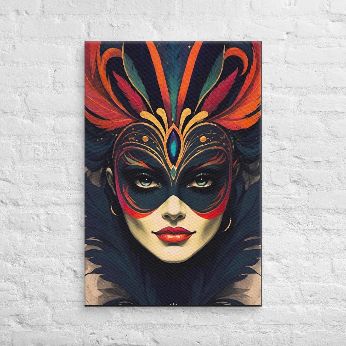 Mardi Gras Picture, Mardi Gras Art, Mardi Gras Canvas, Mardi Gras painting, New Orleans Art, New Orleans Mardi Gras, Mardi Gras