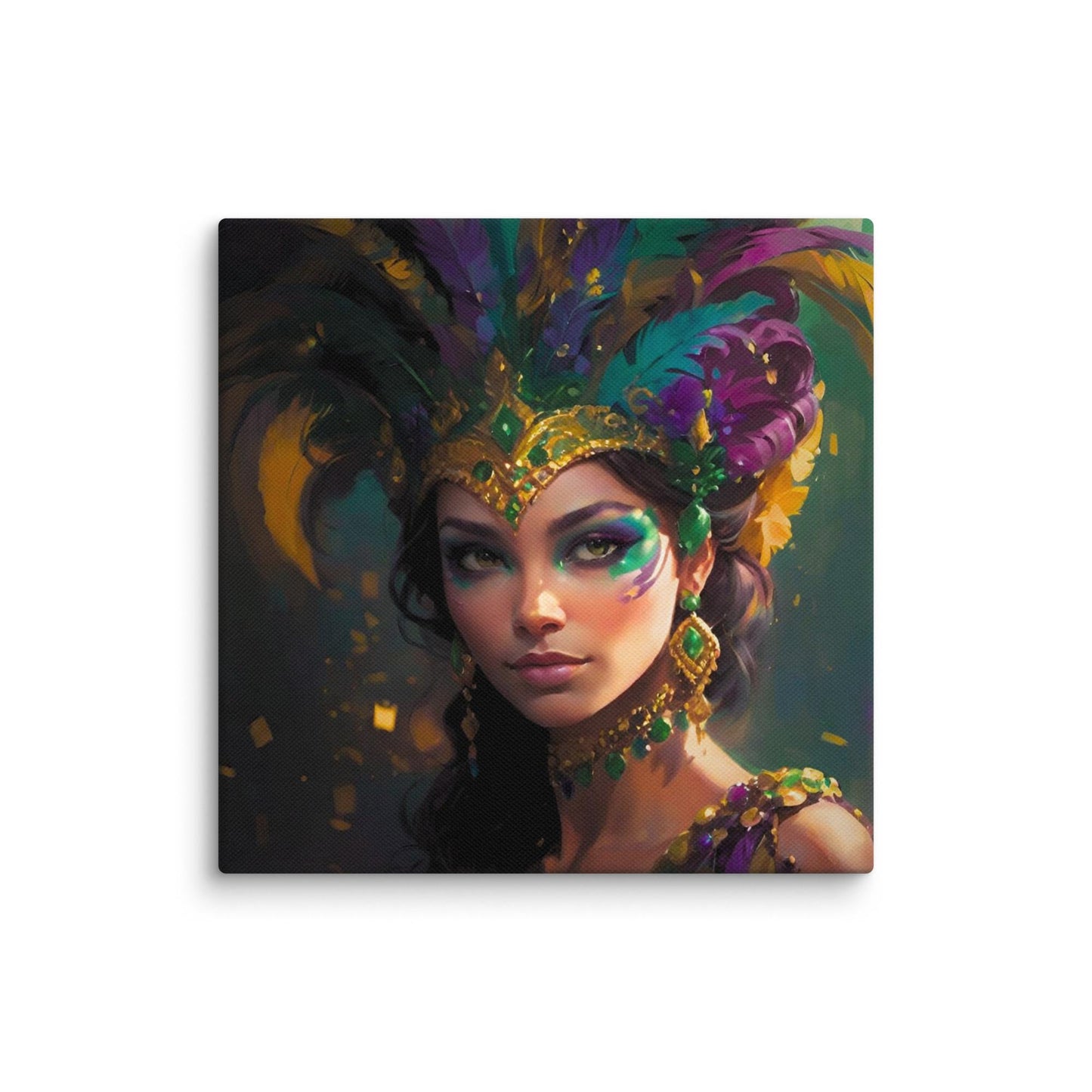 Mardi Gras Canvas, Mardi Gras picture, Mardi Gras image, Mardi Gras art. Mardi Gras Painting, Carnival art, New Orleans Art, Nola