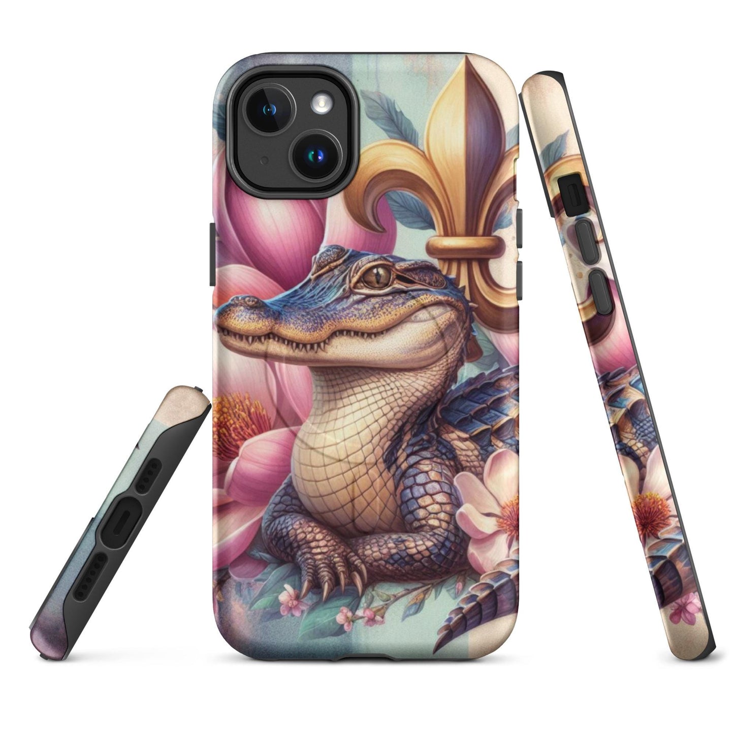 Alligator phone Case, Louisiana Phone Cover, New Orleans iphone 16, anutcase, Nola, iphone 15, MagSafe® tough case for iPhone®