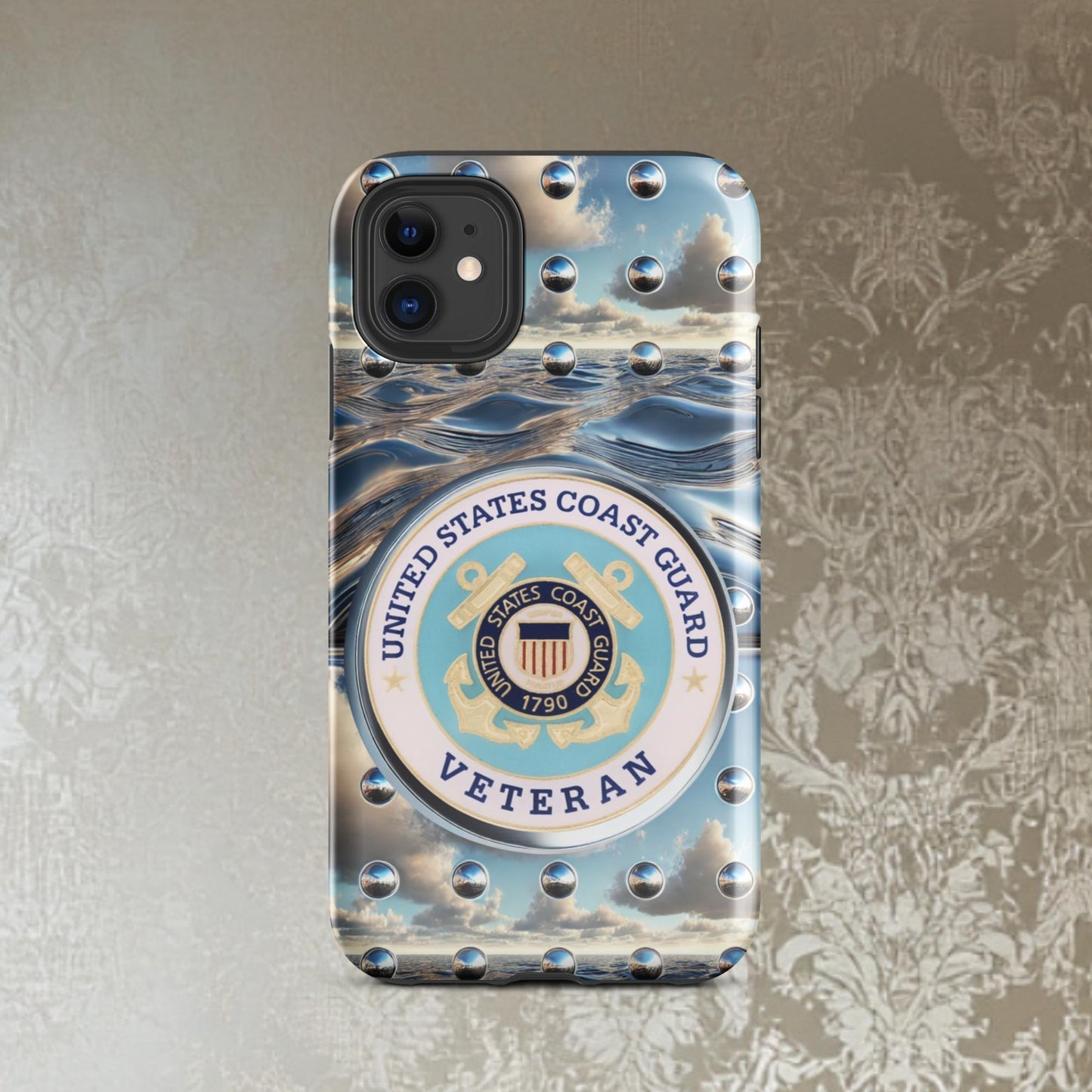 United States Coast Guard phone Case, Veteran iphone Case, military phone caseTough Case for iPhone®