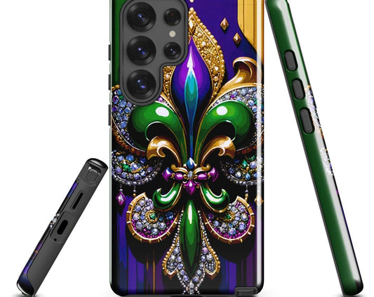 fleur de lis Mardi Gras phone Case