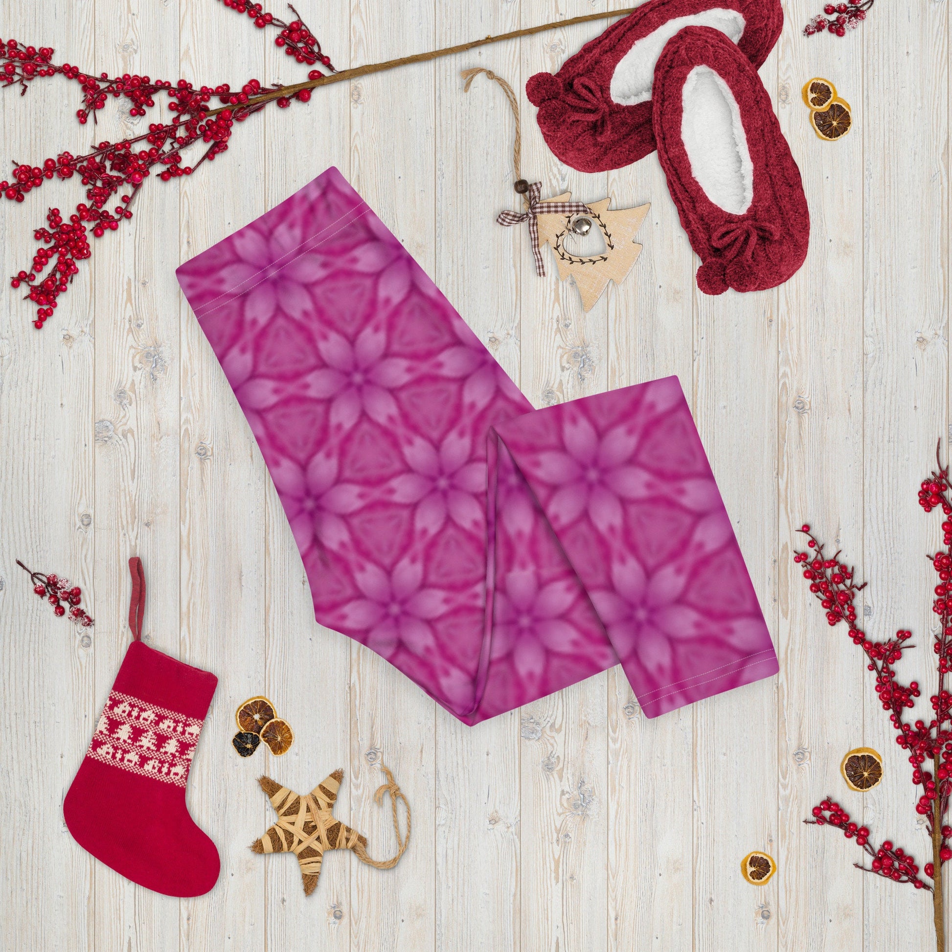 Pink Capri Leggings,  Pink Workout Leggings, Pink Yoga leggings, Womens leggings, Exercise Leggings, Workout Leggings, Fun Leggings