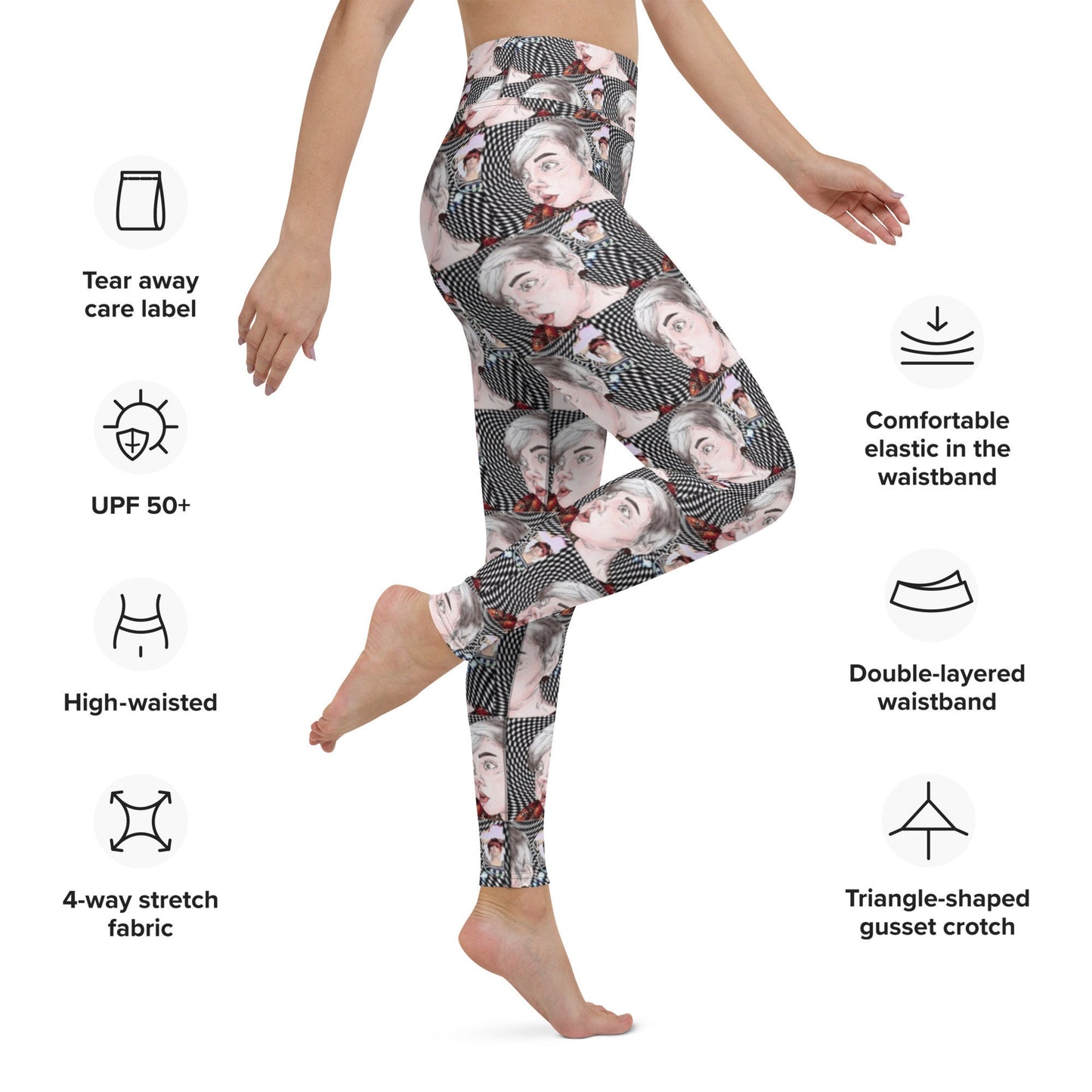 Art Leggings, Ash design Leggings, Colorful Leggings, High Waisted Leggings, Graphic Design Leggings, Fall Leggings, Winter Leggings,