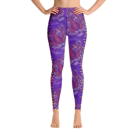 Women's leggings, Purple leggings, Tiger leggings, High waisted leggings for women, Colorful leggings for girls, Christmas leggings, sports
