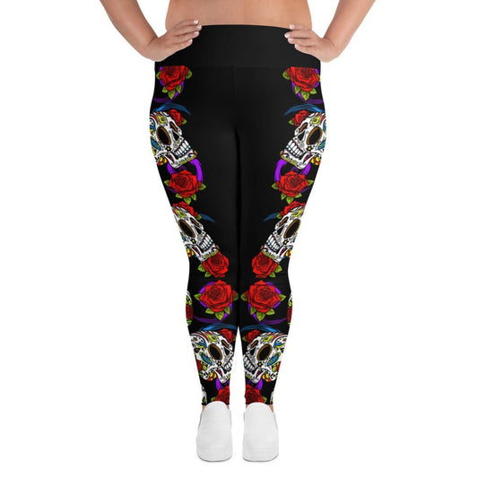 Sugar Skull Plus Size Leggings