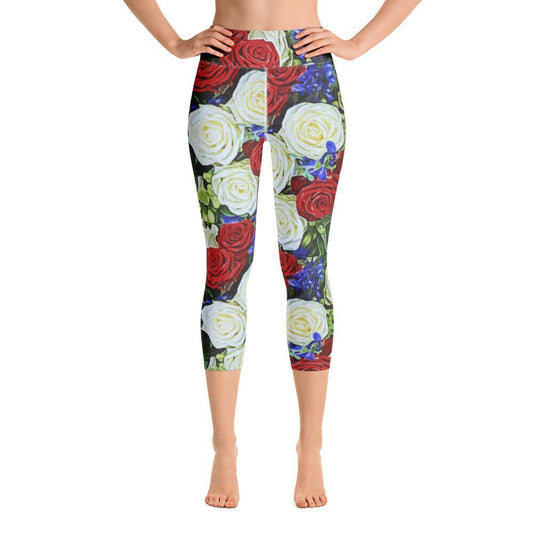 July 4th Yoga Capri Leggings