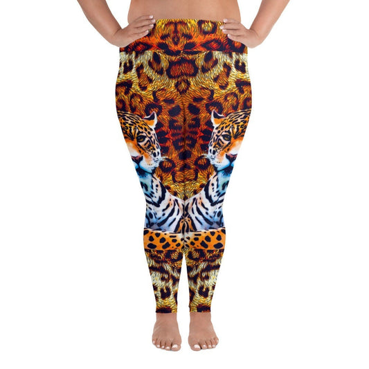 Plus Size Leggings Jaguar print