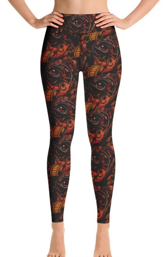 Witchcraft leggings, Black magic leggings, Voodoo leggings, Womens leggings steampunk, emo leggings, leggings for teens, Artwork leggings