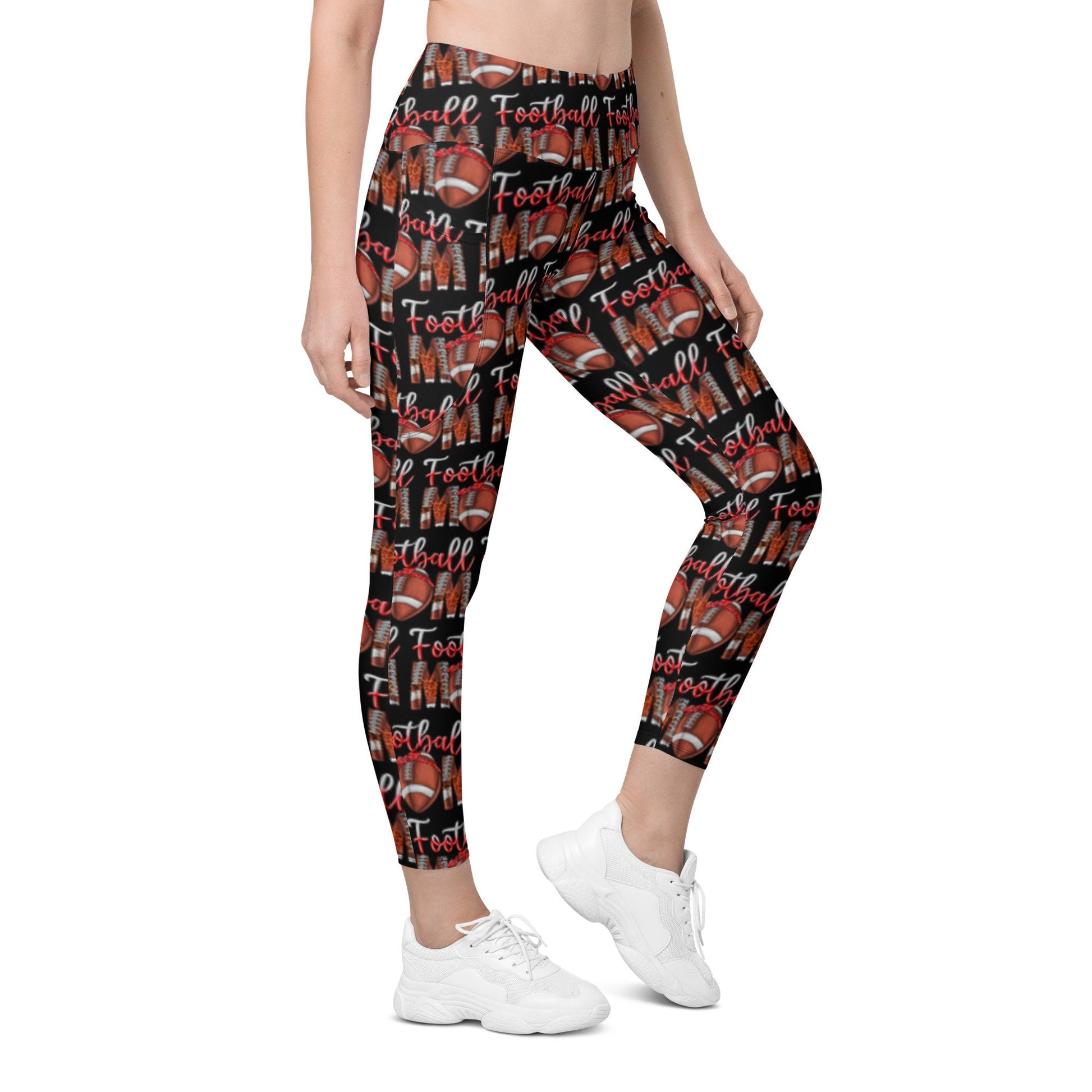 Football Mom Leggings with pockets