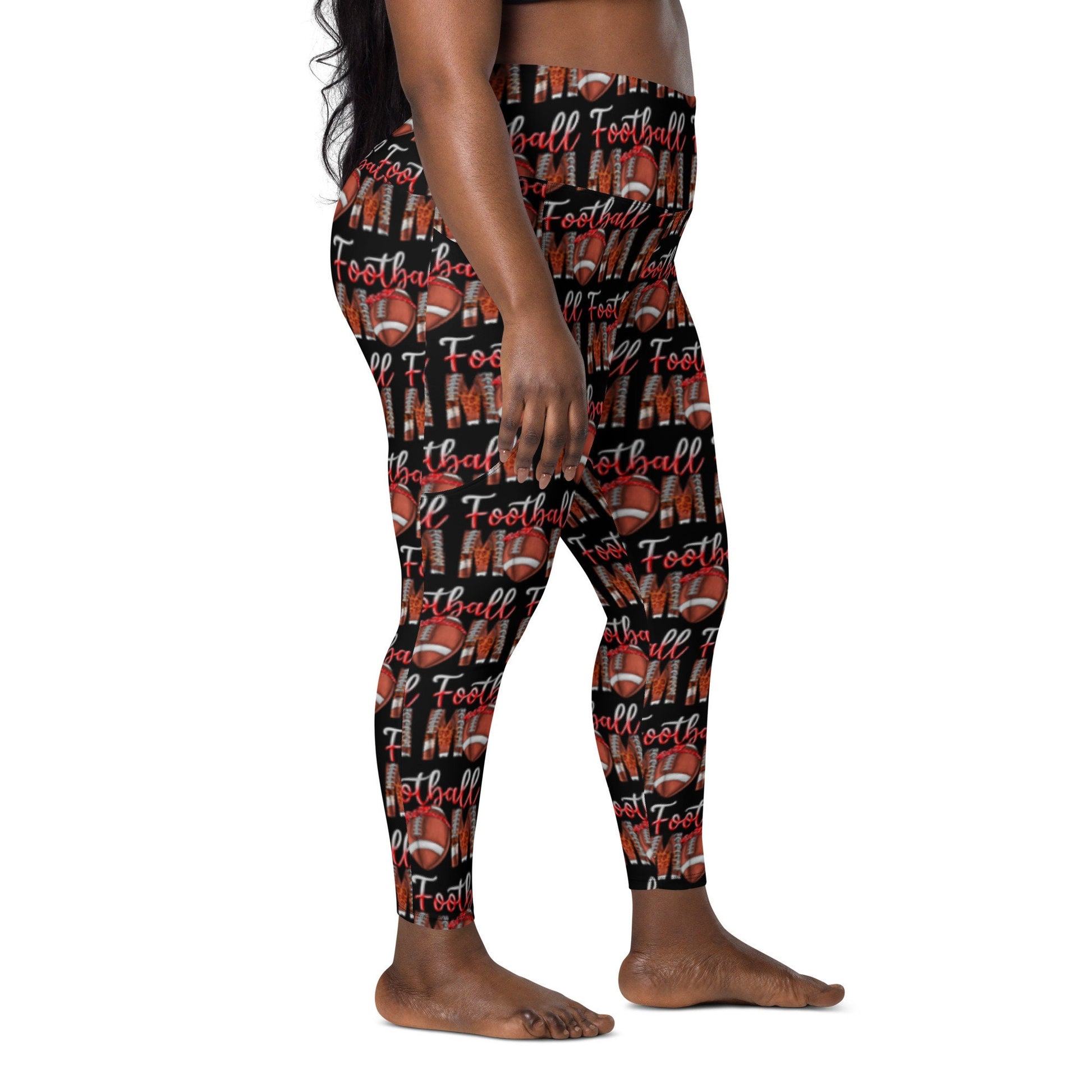 Football Mom Leggings with pockets