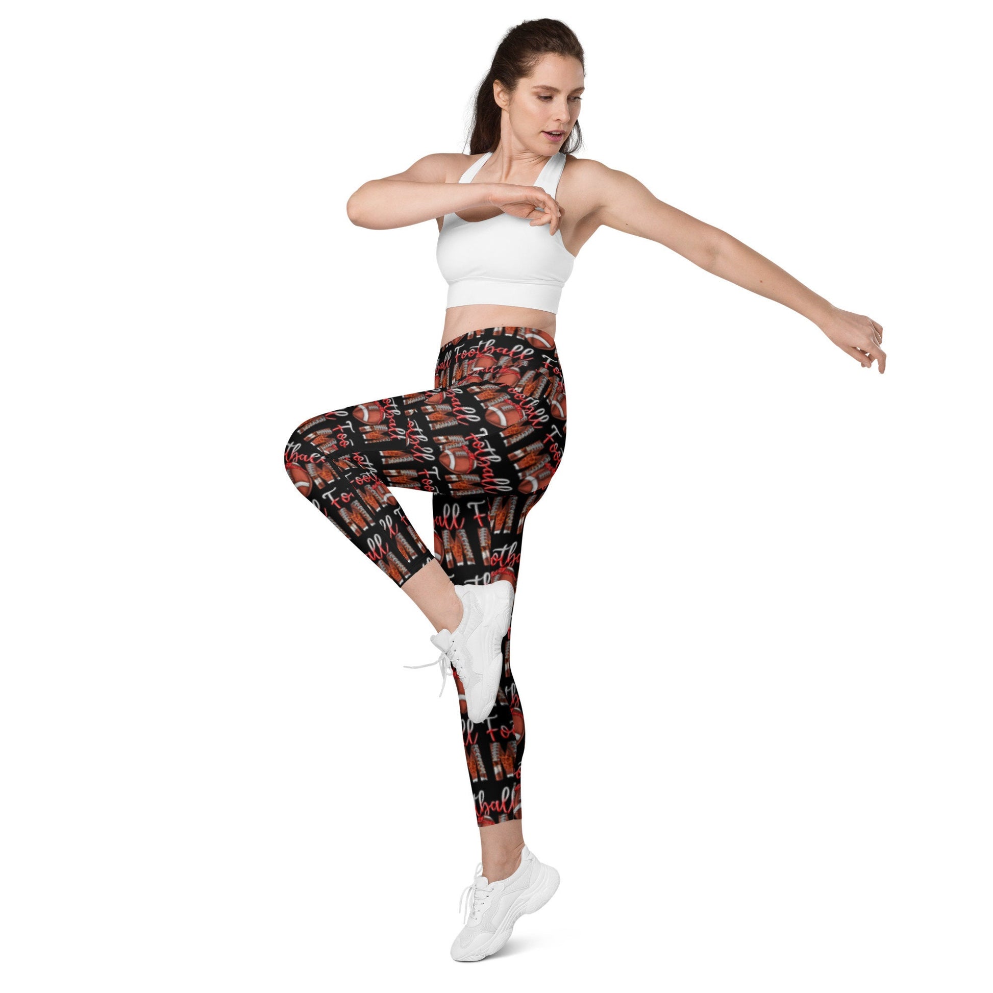 Football Mom Leggings with pockets