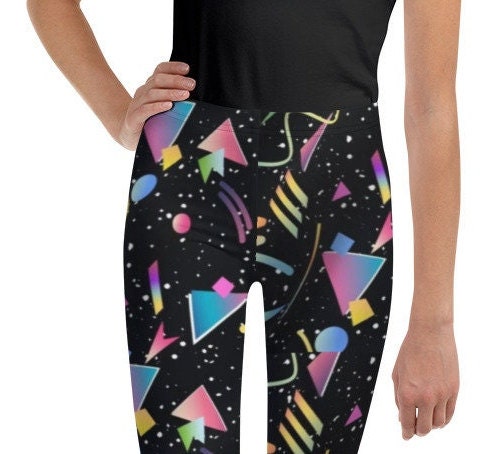 Youth Leggings, 1980s leggings, retro, vintage, cool leggings, girls leggings