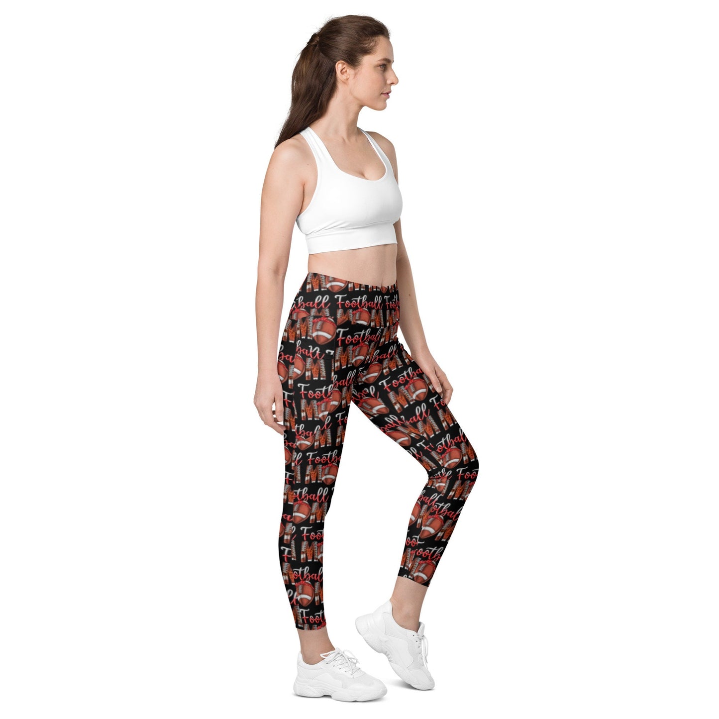 Football Mom Leggings with pockets