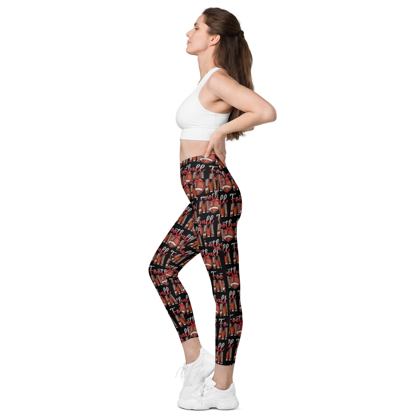 Football Mom Leggings with pockets