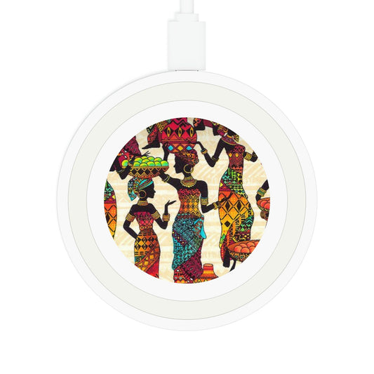 African Women Quake Wireless Charging Pad