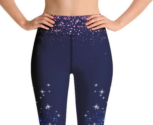 Lotus flower Yoga Leggings