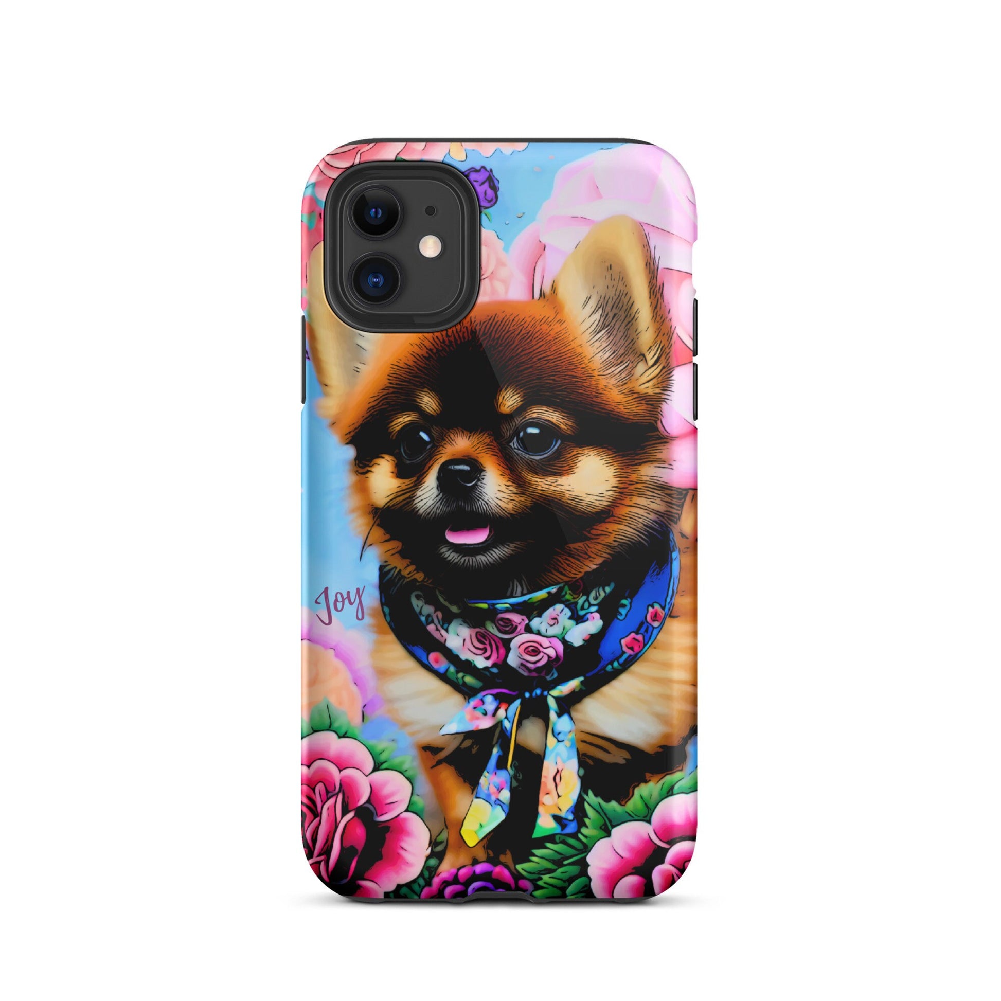 Pomeranian Tough Case for iPhone®, dog phone case, Easter phone case, Mother’s Day gift, iPhone 14, iPhone 13, iPhone