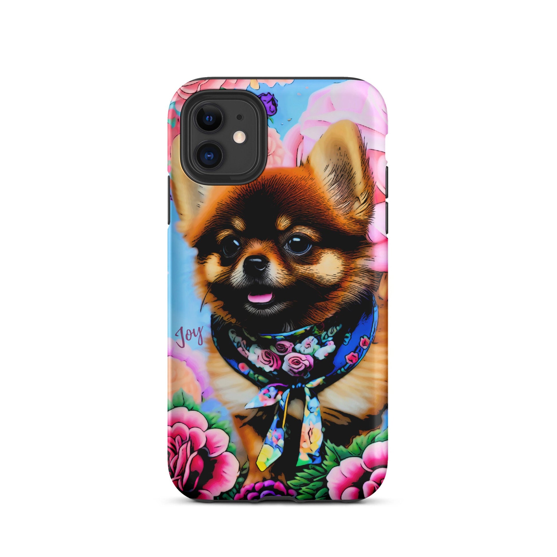 Pomeranian Tough Case for iPhone®, dog phone case, Easter phone case, Mother’s Day gift, iPhone 14, iPhone 13, iPhone