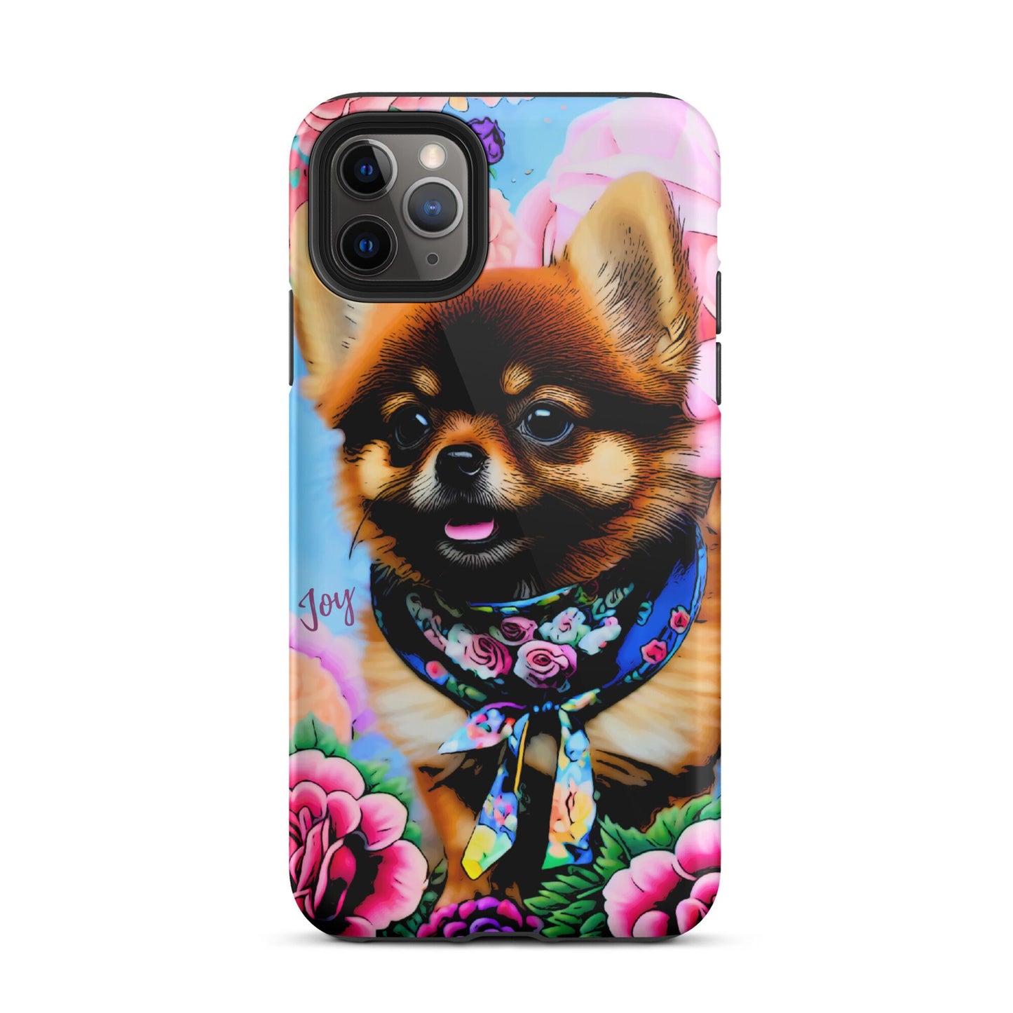 Pomeranian Tough Case for iPhone®, dog phone case, Easter phone case, Mother’s Day gift, iPhone 14, iPhone 13, iPhone