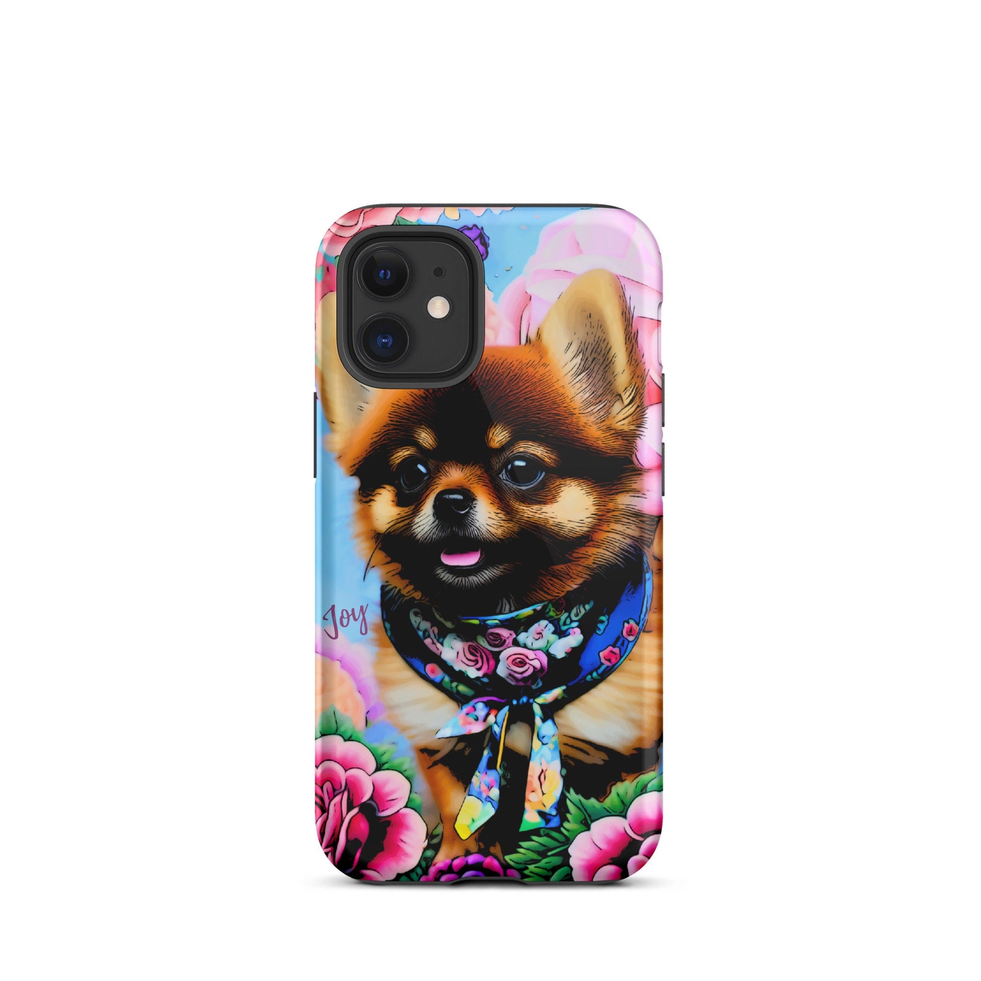 Pomeranian Tough Case for iPhone®, dog phone case, Easter phone case, Mother’s Day gift, iPhone 14, iPhone 13, iPhone