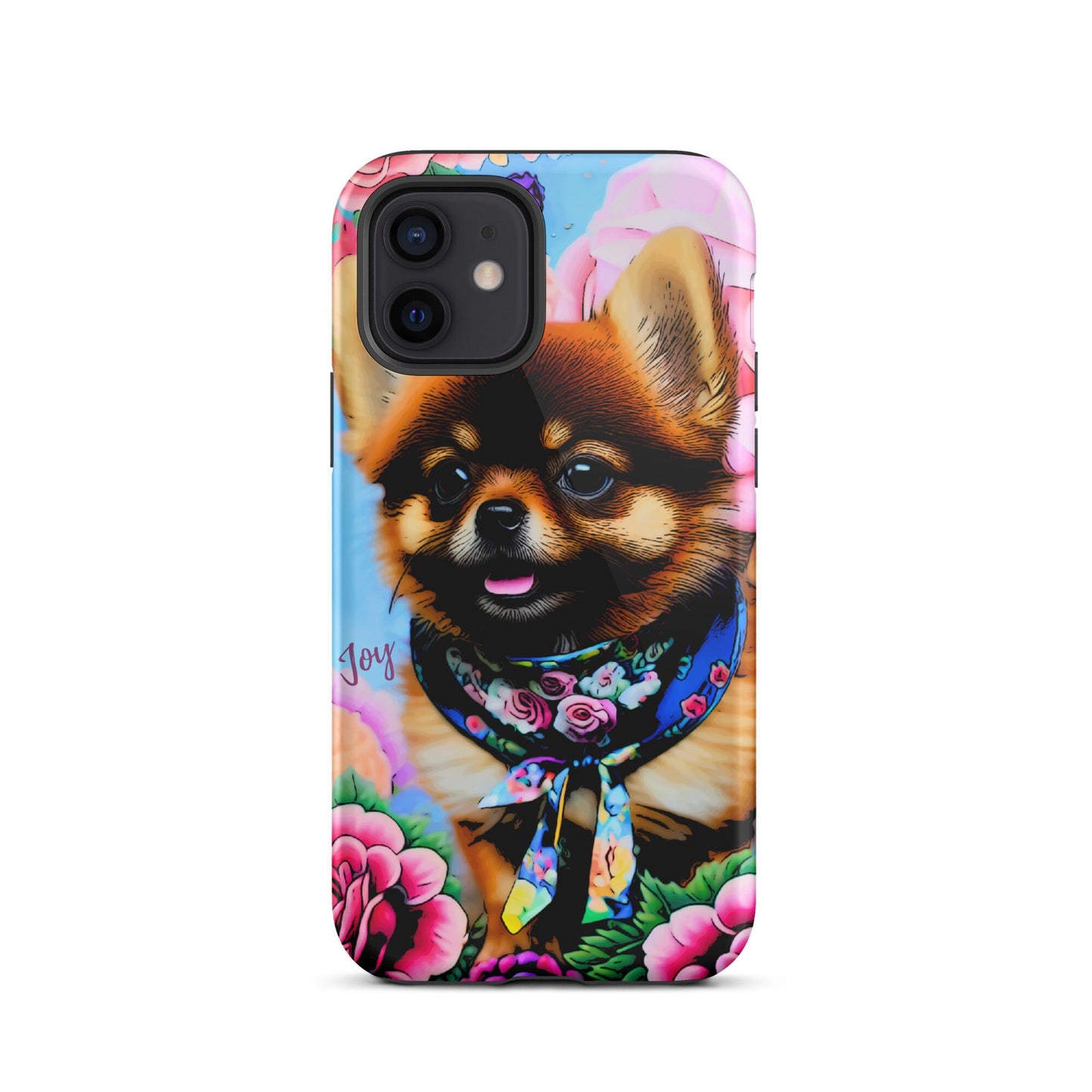 Pomeranian Tough Case for iPhone®, dog phone case, Easter phone case, Mother’s Day gift, iPhone 14, iPhone 13, iPhone