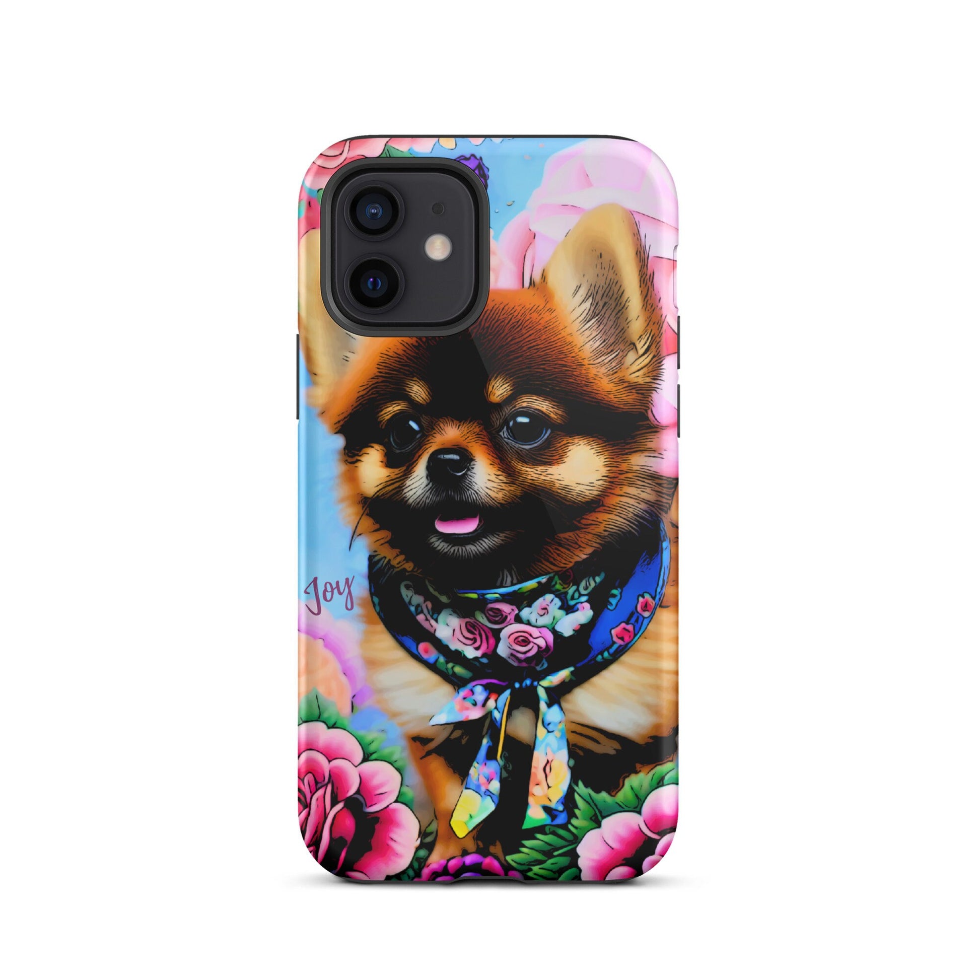 Pomeranian Tough Case for iPhone®, dog phone case, Easter phone case, Mother’s Day gift, iPhone 14, iPhone 13, iPhone