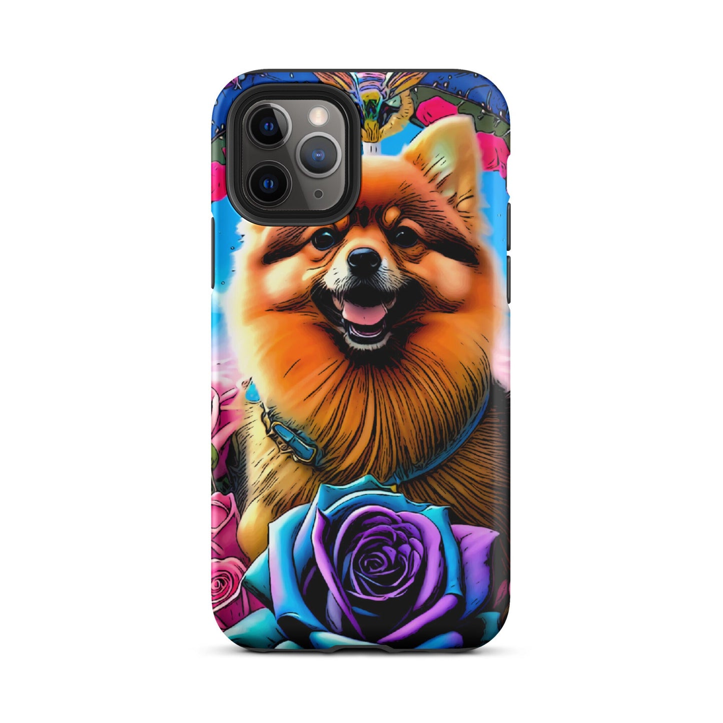 Pomeranian Tough Case for iPhone®, Dog phone case, iPhone 14, iPhone 13, iPhone 12, Easter gift, Mother’s Day gift