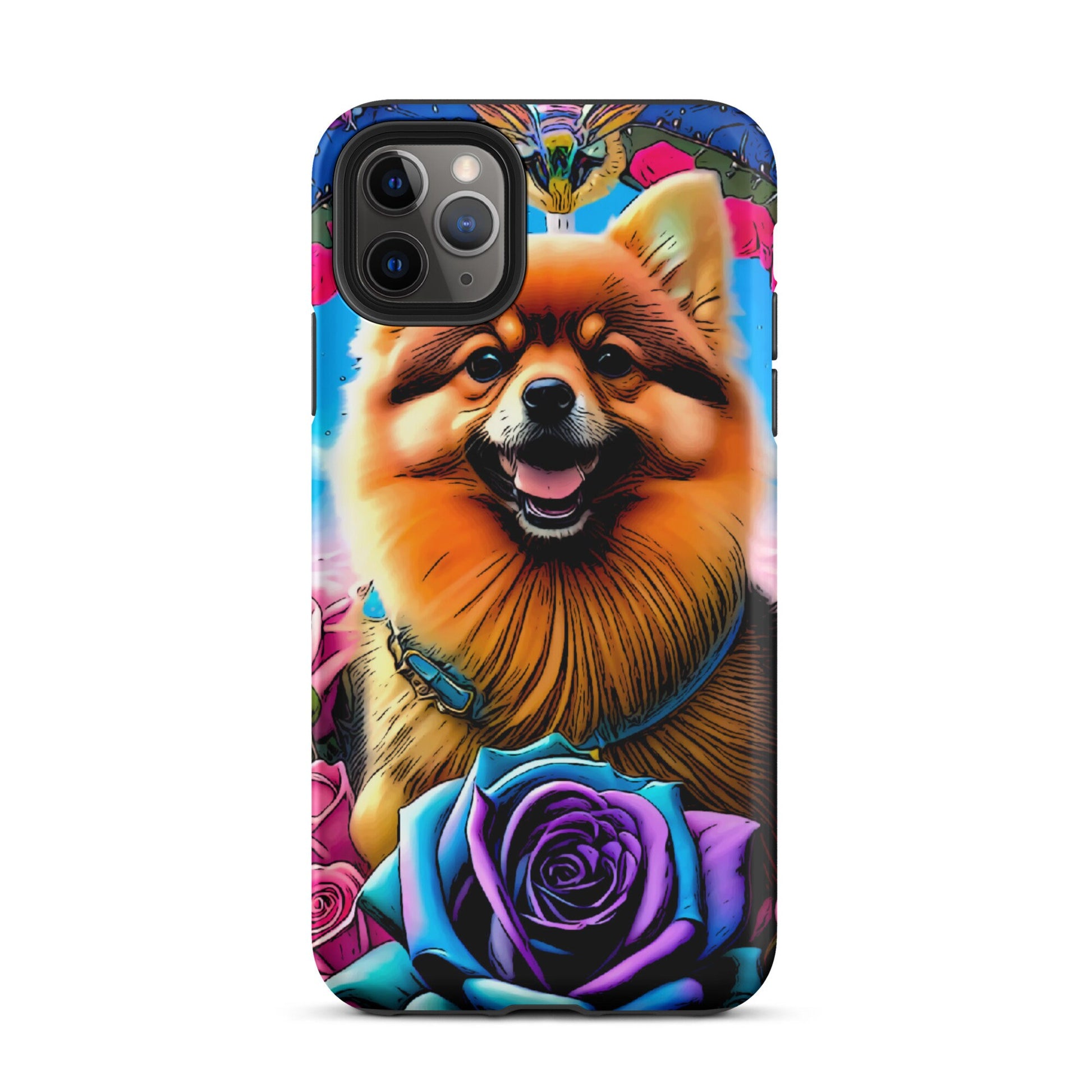 Pomeranian Tough Case for iPhone®, Dog phone case, iPhone 14, iPhone 13, iPhone 12, Easter gift, Mother’s Day gift