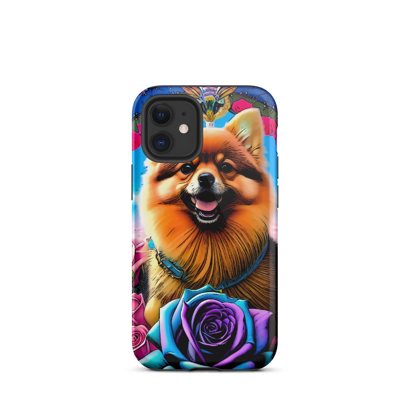 Pomeranian Tough Case for iPhone®, Dog phone case, iPhone 14, iPhone 13, iPhone 12, Easter gift, Mother’s Day gift