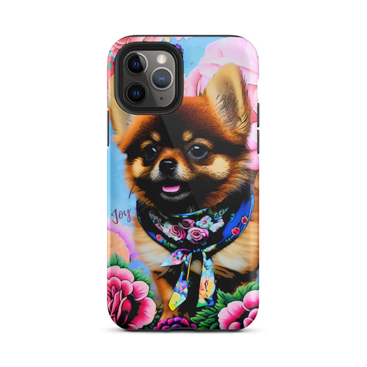 Pomeranian Tough Case for iPhone®, dog phone case, Easter phone case, Mother’s Day gift, iPhone 14, iPhone 13, iPhone