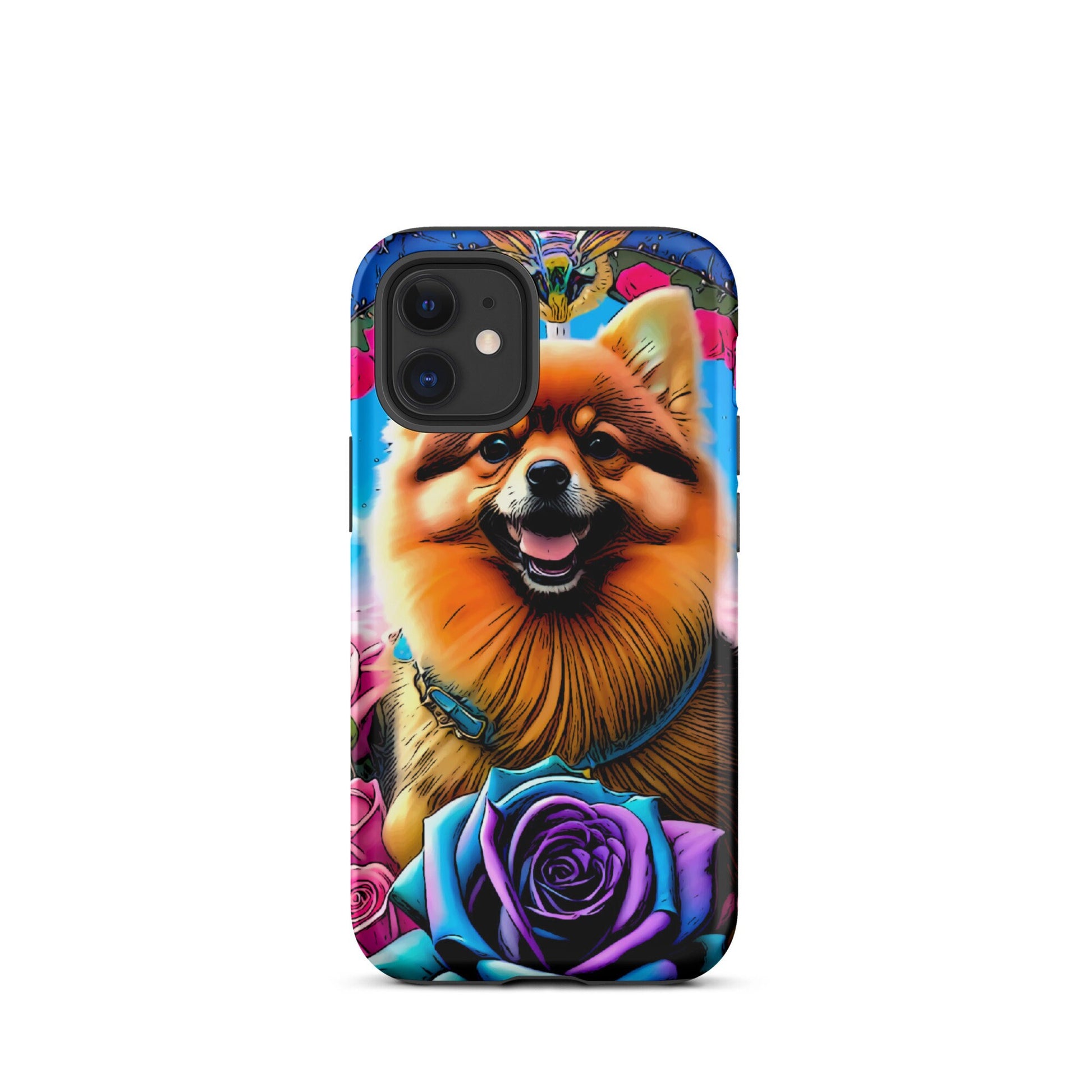 Pomeranian Tough Case for iPhone®, Dog phone case, iPhone 14, iPhone 13, iPhone 12, Easter gift, Mother’s Day gift