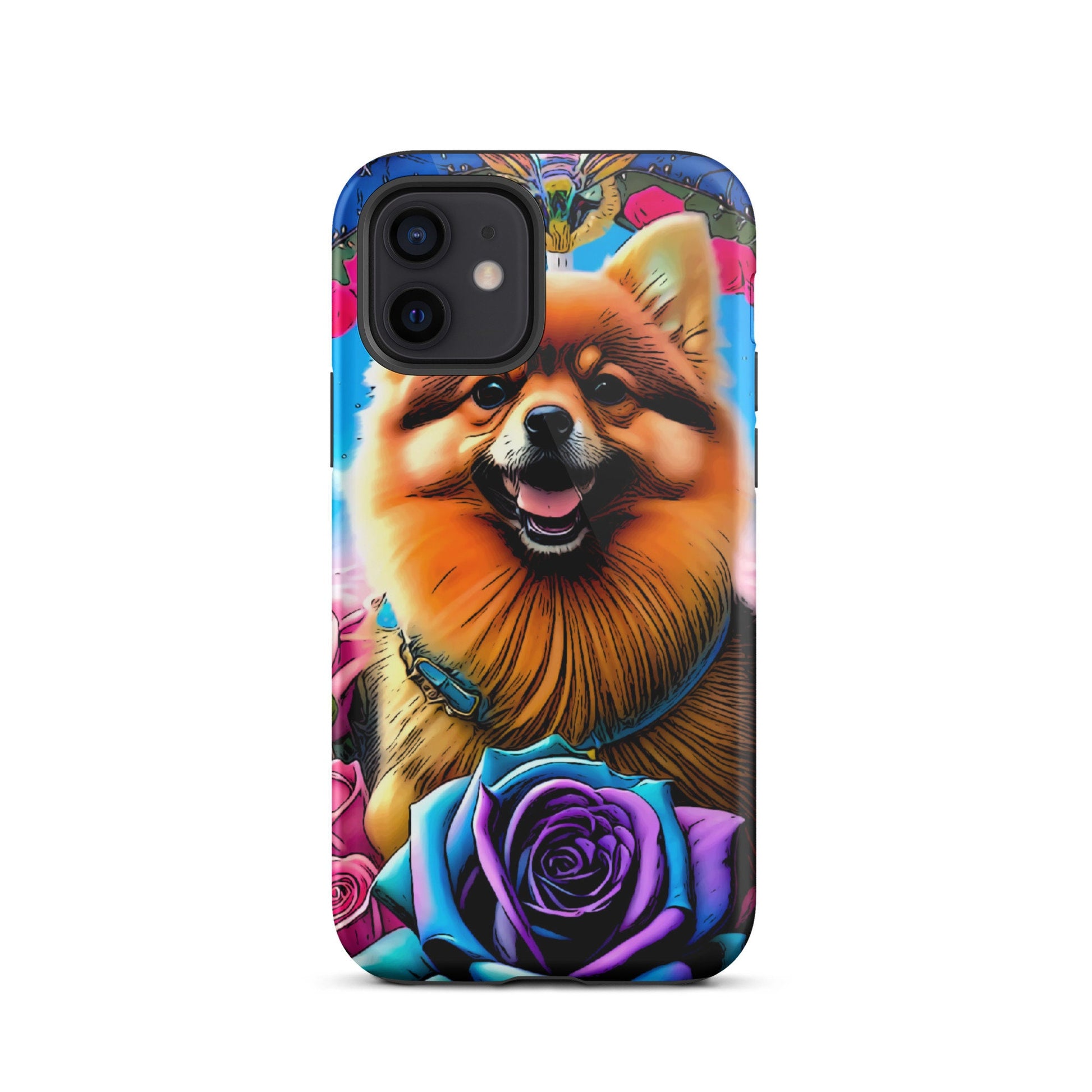 Pomeranian Tough Case for iPhone®, Dog phone case, iPhone 14, iPhone 13, iPhone 12, Easter gift, Mother’s Day gift